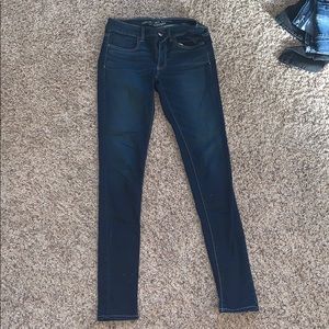 American eagle dark  blue Jean jeggings